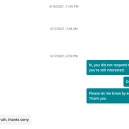 Selvin is very unprofessional. He doesn't even bother to tell you he's not interested in helping.