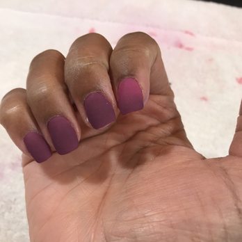The Nail Lounge - Pre-buffing. It's pretty even in its matte state. - Nail Salons Near Me - Kansas City, Missouri The Nail Lounge - Pre-buffing. It's pretty even in its matte state. - Nail Salons Near Me - Kansas City, Missouri