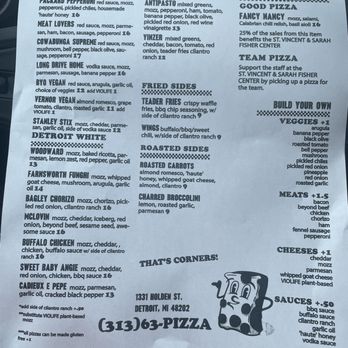Michigan & Trumbull - Menu - Pizza Near Me - Detroit, Michigan Michigan & Trumbull - Menu - Pizza Near Me - Detroit, Michigan