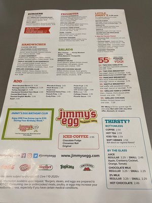 Menu photo 2 Jimmy’s Egg Oklahoma City, OK