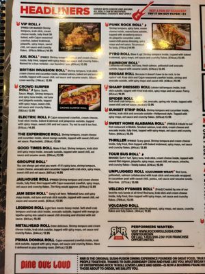 Menu photo 7 Rock N Roll Sushi Foley, AL Menu photo 7 Rock N Roll Sushi Foley, AL