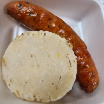 Mi Querida Colombia - Chorizo sausage con Arepa Colombiana - $4.99 - Colombian Near Me - Ocoee, Florida