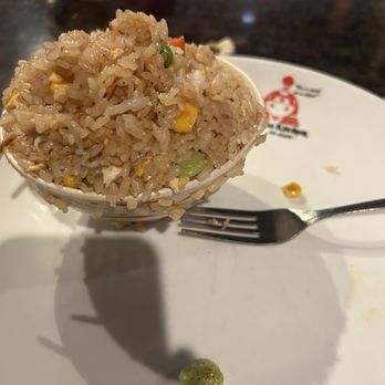 Japanese Kitchen - 1 serving of fried rice (order an extra serving; You'll need the extra for your meat that you were too full to eat. Pace yourself. - Sushi Bars Near Me - Clovis, California