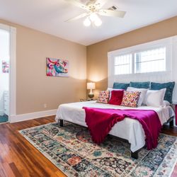 Moonshadow Ranch - Front Colorful Fun Room with lower platform bed
