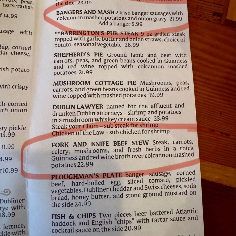 Barrington's Irish Bar and Grill - Description of what we ordered - Cocktail Bars Near Me - Oak Harbor, Washington Barrington's Irish Bar and Grill - Description of what we ordered - Cocktail Bars Near Me - Oak Harbor, Washington
