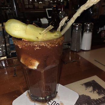 The Twisted Tail Steakhouse & Saloon - Super delicious Bloody Mary - Steakhouses Near Me - Logan, Iowa