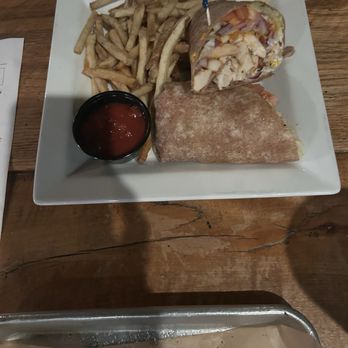 Knotty Pine Brewing - Chicken Wrap w/ fries - American Near Me - Columbus, Ohio