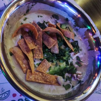 Bodegas Taco Shop - Poblano soup - Mexican Near Me - Houston, Texas