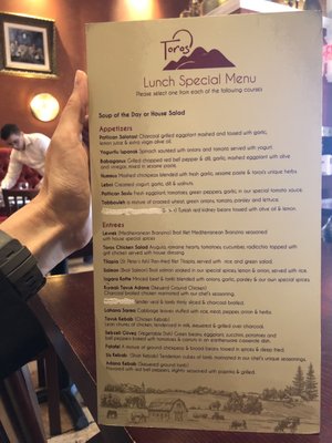 Menu photo 4 Toros Montclair, NJ