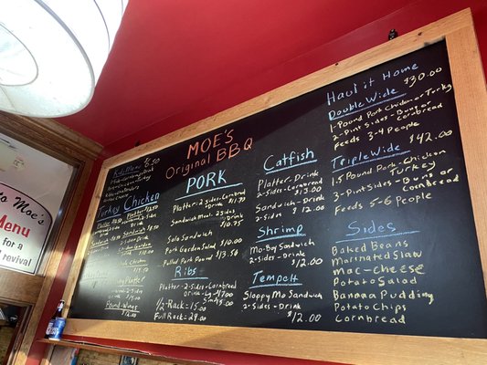 Menu photo 2 Moe's Original Bar B Que Hendersonville, NC