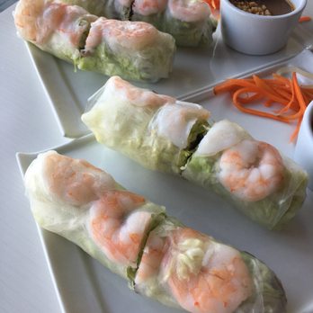 Basilic Vietnamese Grill - Summer Spring Rolls $7.00 each. Really fresh and light. - Vietnamese Near Me - North Miami, Florida Basilic Vietnamese Grill - Summer Spring Rolls $7.00 each. Really fresh and light. - Vietnamese Near Me - North Miami, Florida
