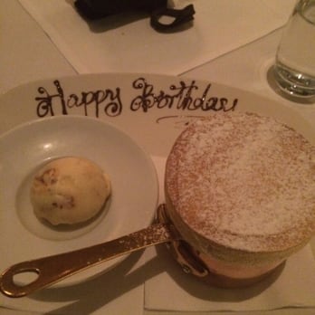 Glass Brasserie - My birthday toffee Soufflé - Wine Bars Near Me - Sydney, NSW