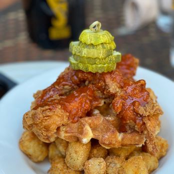 Footnote - Chicken and waffles! - Coffee & Tea Near Me - Winston-Salem, North Carolina