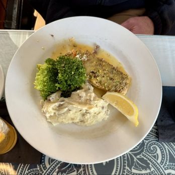 Dolphin Restaurant - Pistachio salmon special - Sandwiches Near Me - Barnstable, Massachusetts