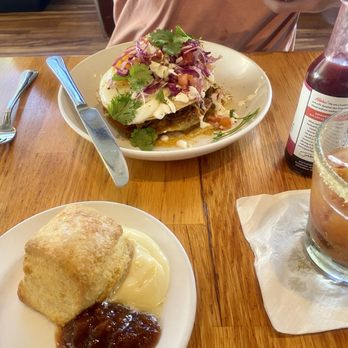 Koko Head Cafe - Vanilla sea salt biscuit, chilaquiles daily special - Breakfast & Brunch Near Me - Honolulu, Hawaii