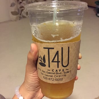 T4U Cafe - Peach Mango Green Tea. - Coffee & Tea Near Me - San Gabriel, California T4U Cafe - Peach Mango Green Tea. - Coffee & Tea Near Me - San Gabriel, California