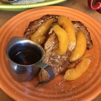 Geraldine's Counter - French Toast with harvest peaches....awesomely delicious! - American Near Me - Seattle, Washington Geraldine's Counter - French Toast with harvest peaches....awesomely delicious! - American Near Me - Seattle, Washington