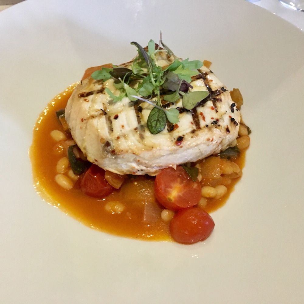 Mare - Grilled Swordfish (white beans, cherry tomatoes, braised kale) - Seafood Near Me - Boston, Massachusetts Mare - Grilled Swordfish (white beans, cherry tomatoes, braised kale) - Seafood Near Me - Boston, Massachusetts