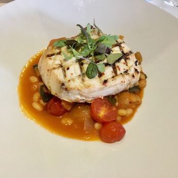 Mare - Grilled Swordfish (white beans, cherry tomatoes, braised kale) - Seafood Near Me - Boston, Massachusetts