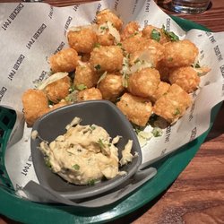 Chicken Foot - Tater tots with black garlic aioli