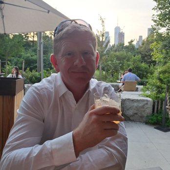 The Osprey - Hubby enjoying a cocktail and I'm enjoying the view! - Australian Near Me - Brooklyn, New York