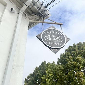 Captain + Stoker - Outside sign - Coffee Roasteries Near Me - Monterey, California