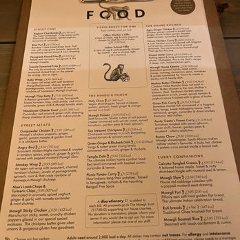 Mowgli - Oct 2023 menu - Indian Near Me - Liverpool, XMS Mowgli - Oct 2023 menu - Indian Near Me - Liverpool, XMS