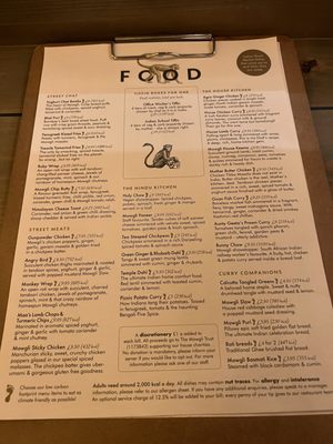 Menu photo 1 Mowgli Liverpool, XMS Menu photo 1 Mowgli Liverpool, XMS