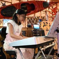 Brooks Peoples Academy and Arts - Playing the piano at our great Winter Recital