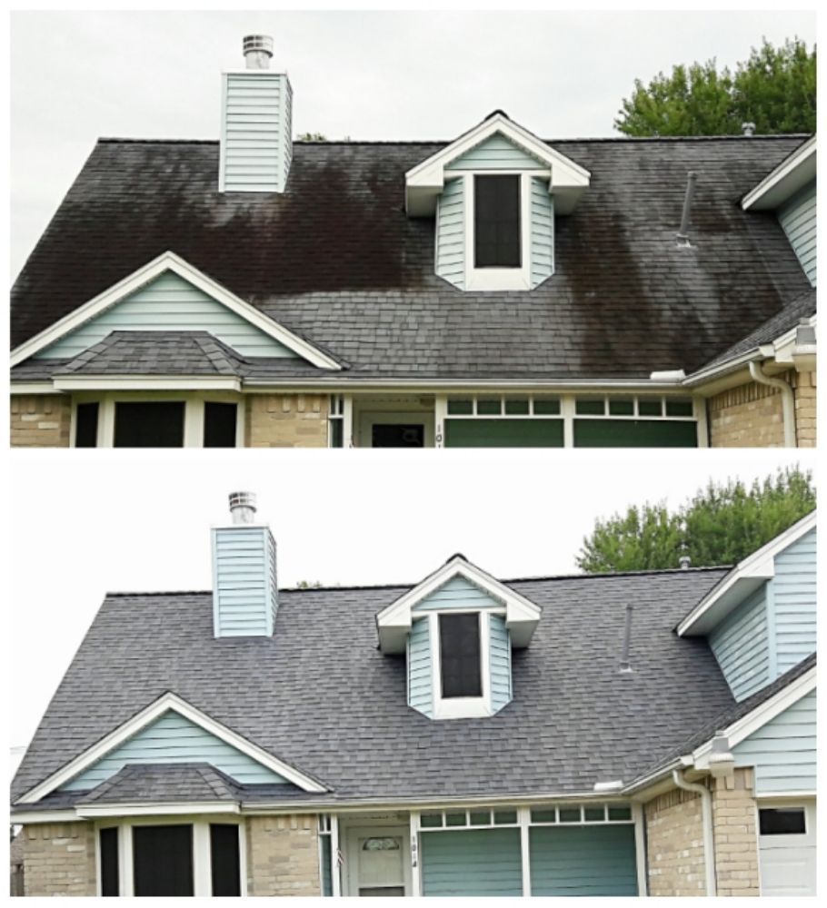 Slide of Pro Roof Cleaning Pearland Tx