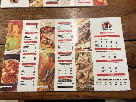 Menu photo 4 Don Sirloin Playa del Carmen, ROO Menu photo 4 Don Sirloin Playa del Carmen, ROO