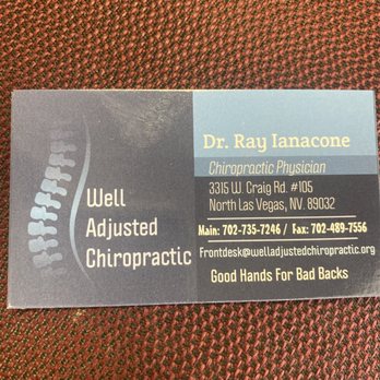Well Adjusted - Chiropractors Near Me - North Las Vegas, Nevada Well Adjusted - Chiropractors Near Me - North Las Vegas, Nevada