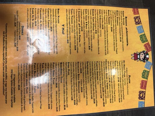 Menu photo 4 Carolina's Mexican Kitchen Las Vegas, NV