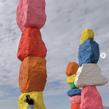 Seven Magic Mountains - Public Art Near Me - Las Vegas, Nevada