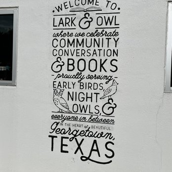 Lark & Owl Booksellers - Bookstores Near Me - Georgetown, Texas Lark & Owl Booksellers - Bookstores Near Me - Georgetown, Texas