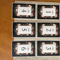 Del Mar Blue Print - Print table inserts