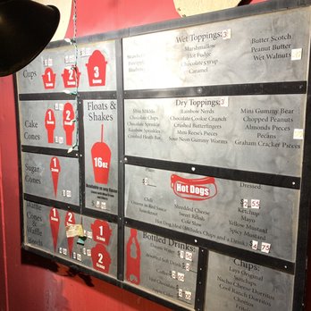 The Frosty Caboose - Menu - Ice Cream & Frozen Yogurt Near Me - Chamblee, Georgia