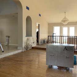 Mold Masters - Client went out to vacations. Return to his house and the refrigerator supply line burst causing a major water damage and mold growth.