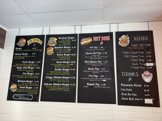 Menu photo 1 Uncle Jay Burger House Concord, CA
