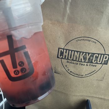 Chunky Cup - Bloody Lemonade with boba - Bubble Tea Near Me - Woodbridge, Virginia