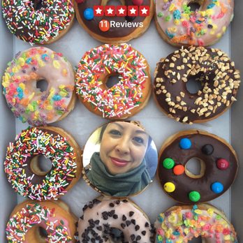 Amigos Donuts - Look, I'm part of the donut! - Donuts Near Me - Huntington Park, California Amigos Donuts - Look, I'm part of the donut! - Donuts Near Me - Huntington Park, California