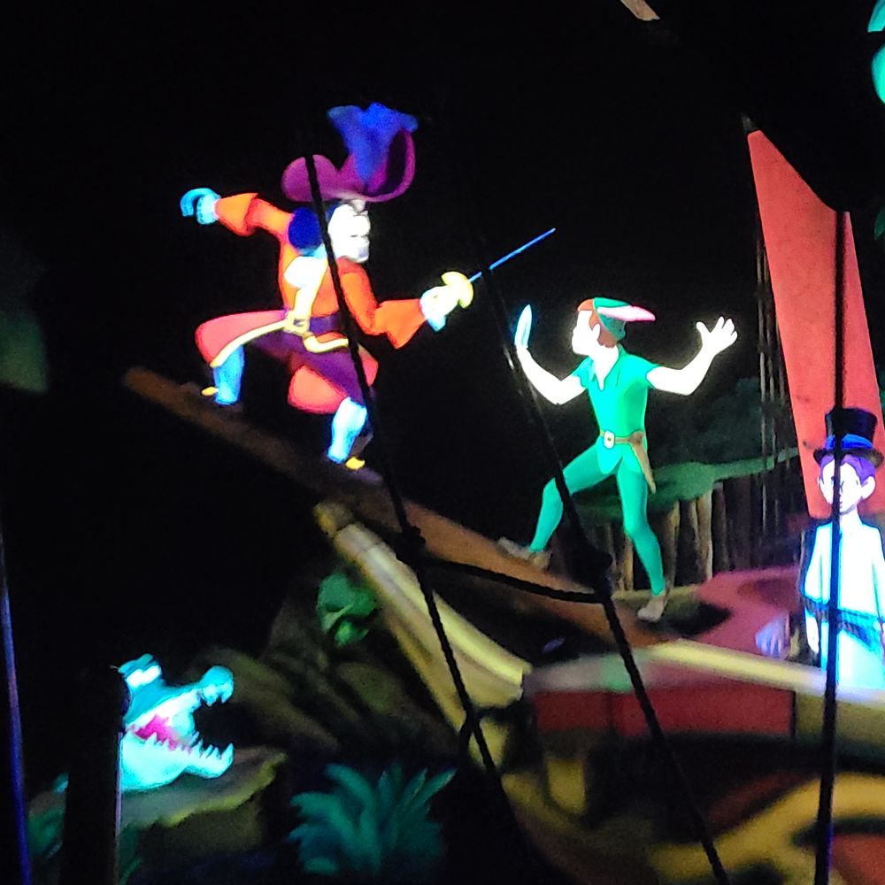 Peter Pan's Flight - Peter Pan vs the Pirate - Amusement Parks Near Me - Anaheim, California
