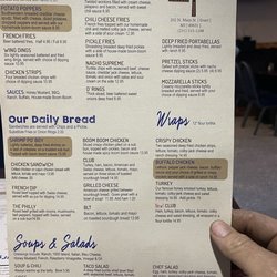 Sixth & Main Bar & Grill - Menu
