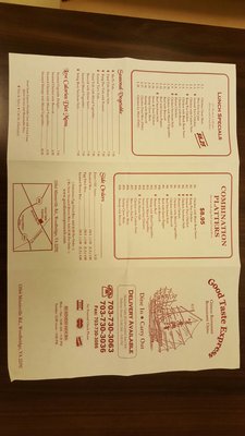 Menu photo 4 Good Taste Express Woodbridge, VA
