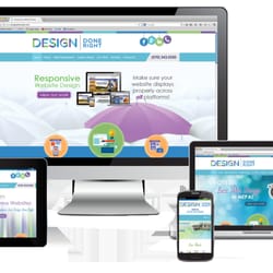 Design Done Right - Responsive Websites for small businesses to large corporations, make sure your site is effective on all devices.