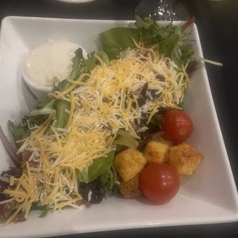 DeSimone's Steakhouse - House salad with blue cheese dressing and homemade croutons - Steakhouses Near Me - Henderson, Nevada DeSimone's Steakhouse - House salad with blue cheese dressing and homemade croutons - Steakhouses Near Me - Henderson, Nevada