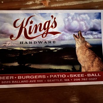 King's Hardware - Free postcard - Pubs Near Me - Seattle, Washington King's Hardware - Free postcard - Pubs Near Me - Seattle, Washington