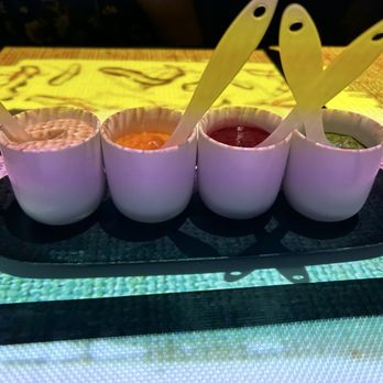 7 Paintings - The dips or dressings for the salad for making your Pollack. - Dinner Theater Near Me - Mountain View, California