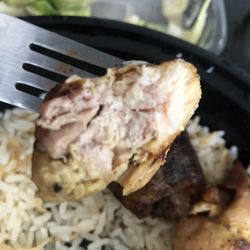 Karas Egyptian Restaurant - Terribly chewy chicken!