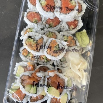 Sushi Ave - Spicy tuna, spicy yellowtail, salmon avocado rolls. - Sushi Bars Near Me - Seattle, Washington Sushi Ave - Spicy tuna, spicy yellowtail, salmon avocado rolls. - Sushi Bars Near Me - Seattle, Washington